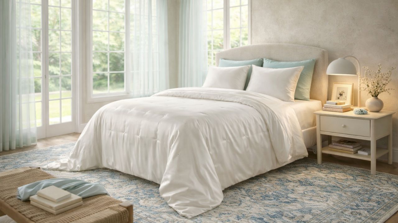 The Harmony Silk Bedspread