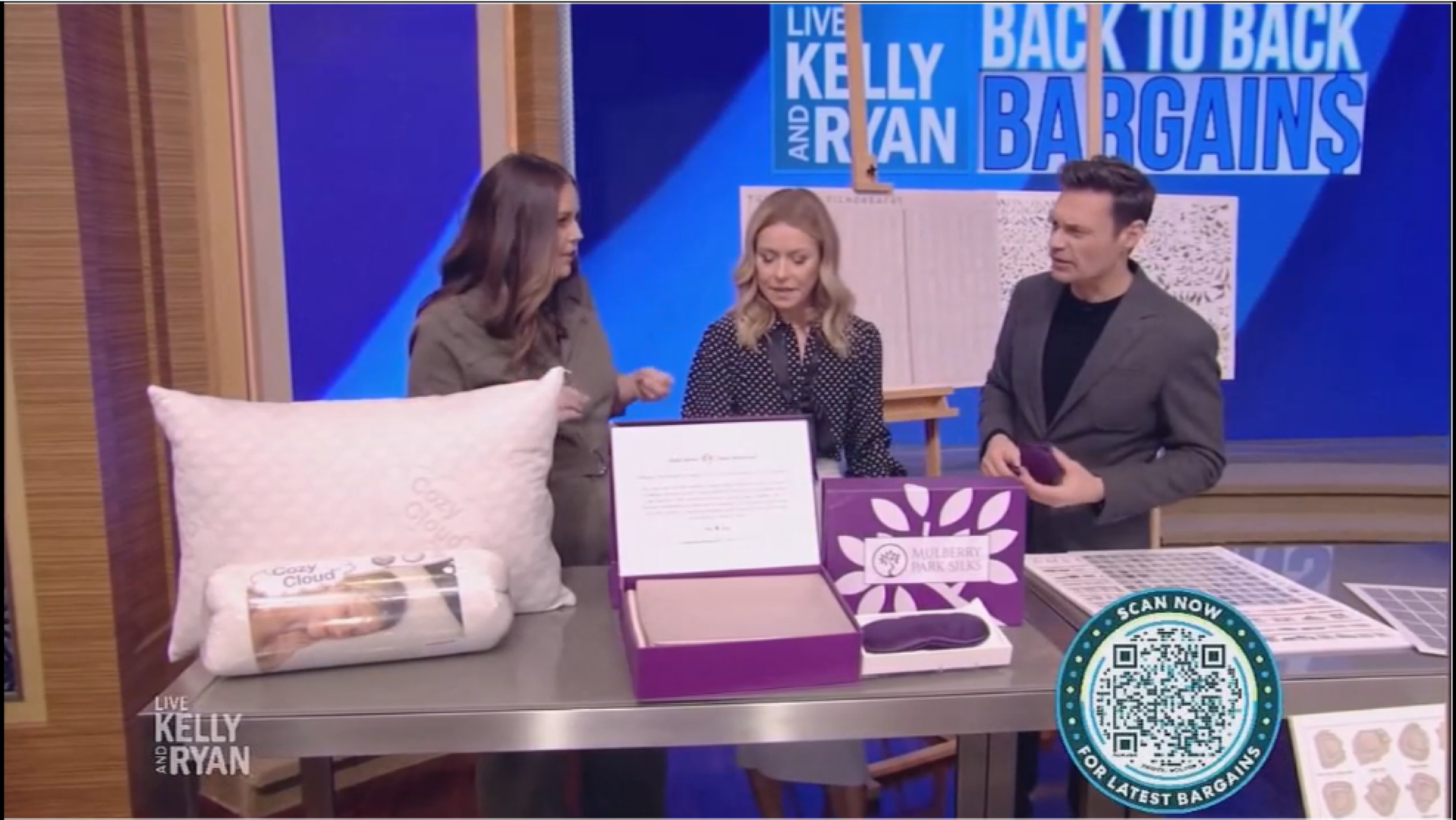 Mulberry Park Silks featured on Live with Kelly and Ryan