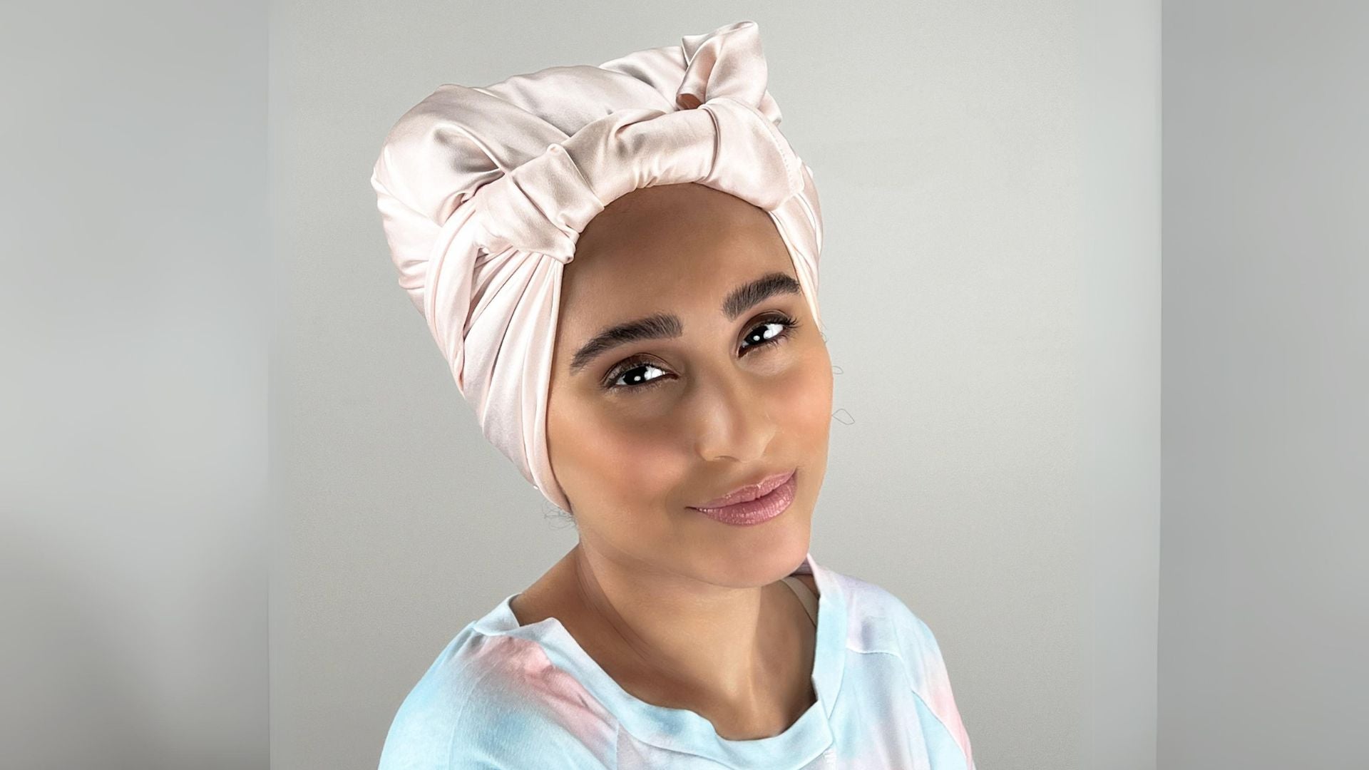 Protect Your Hair Overnight With a Silk Scarf