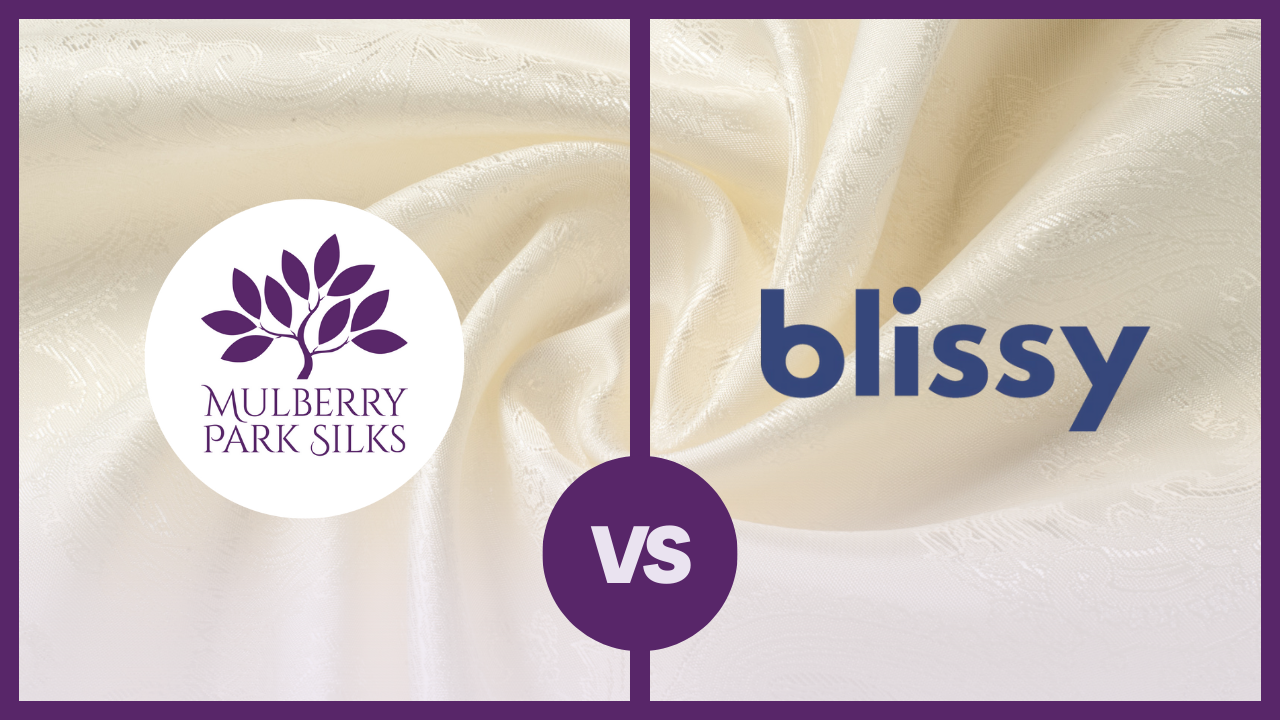 Silk Pillowcase Product Review: Mulberry Park Silks vs. Blissy