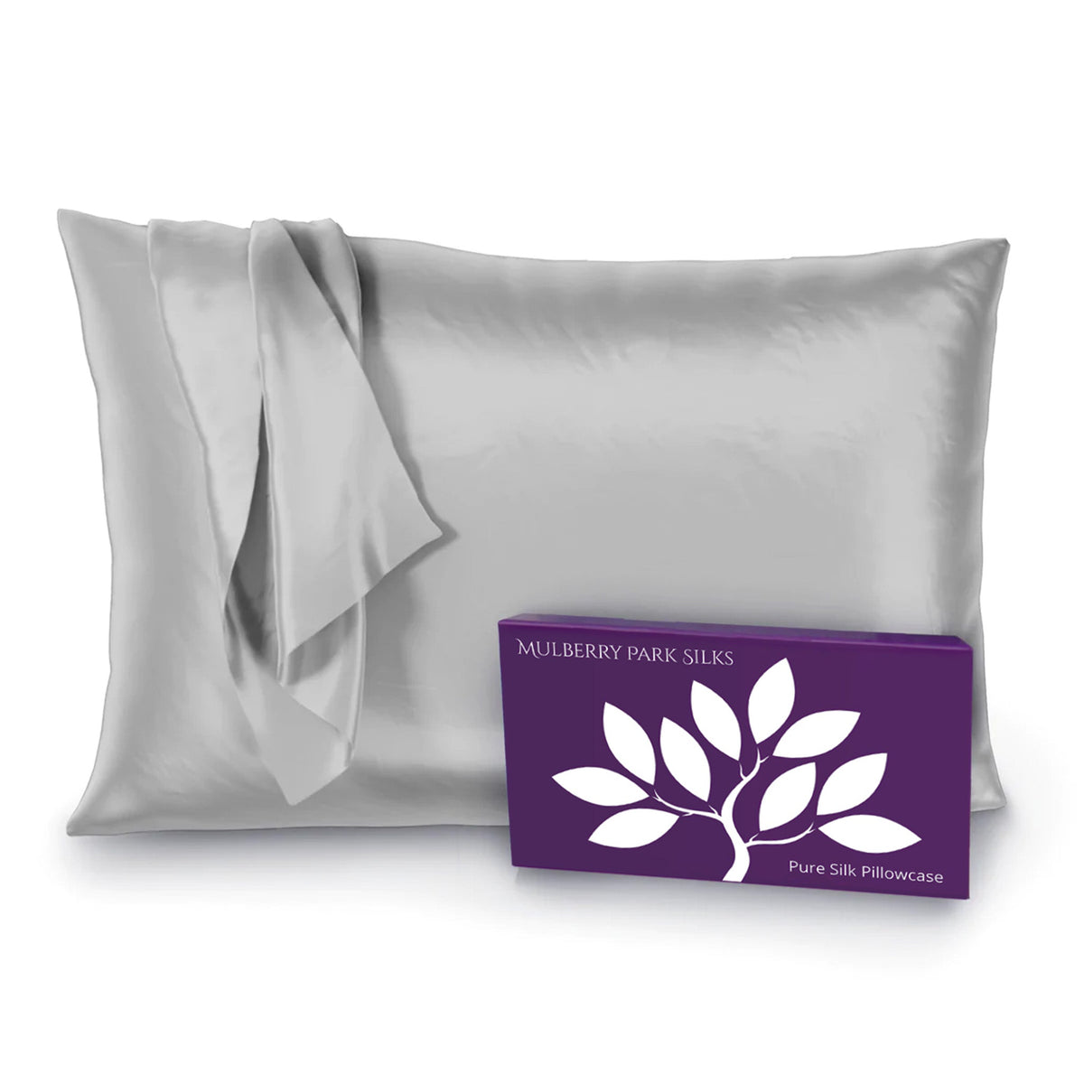 22 Momme Silk Pillowcase - Silver