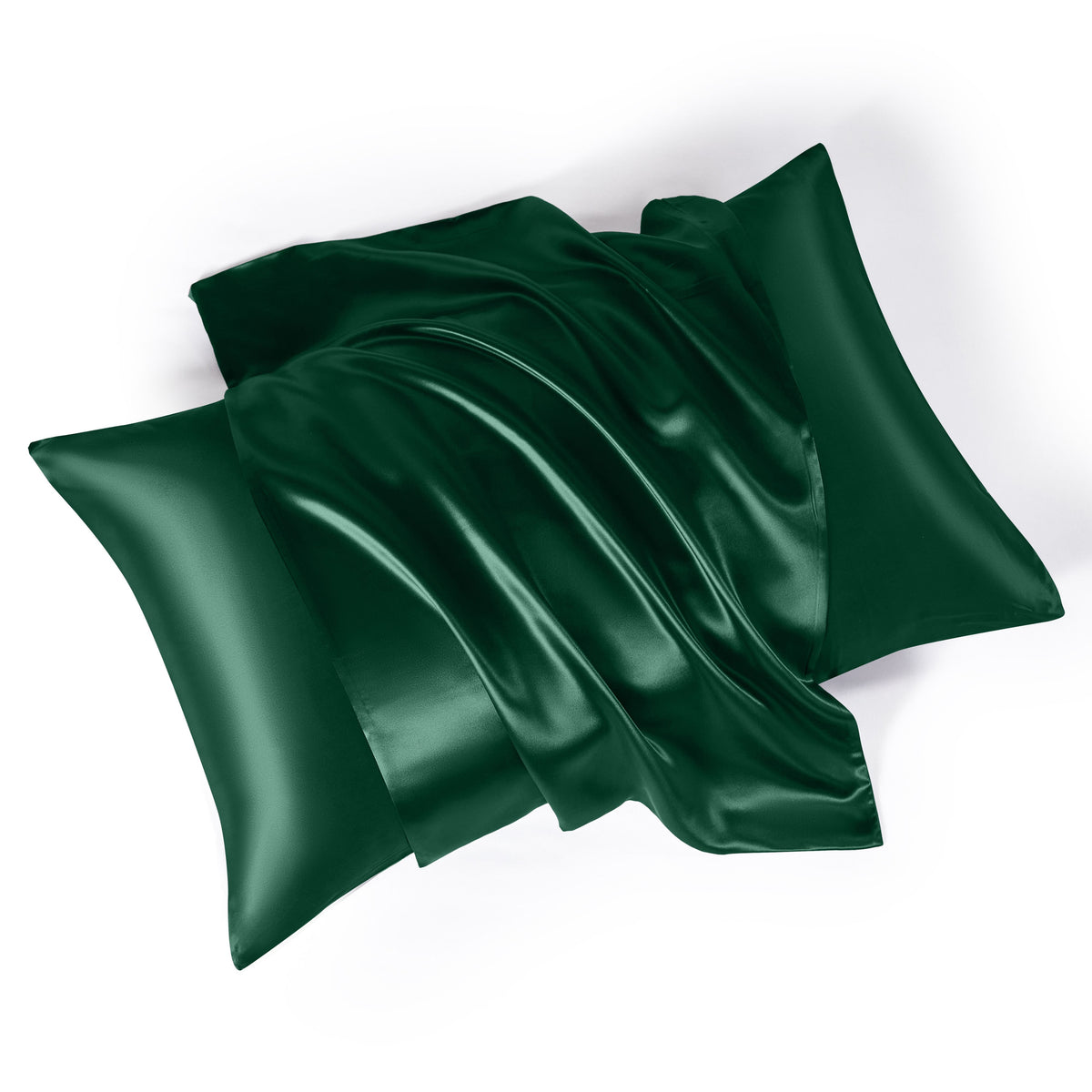 22 Momme Silk Pillowcase - Eden Green