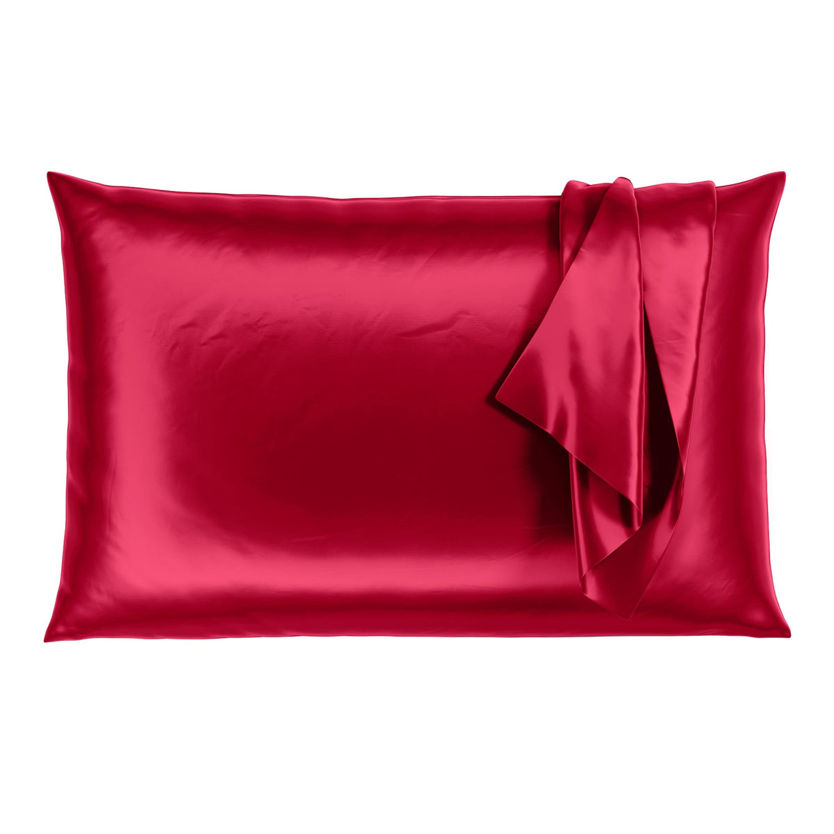Mulberry Park Silks 30 Momme Pillowcase in Ruby