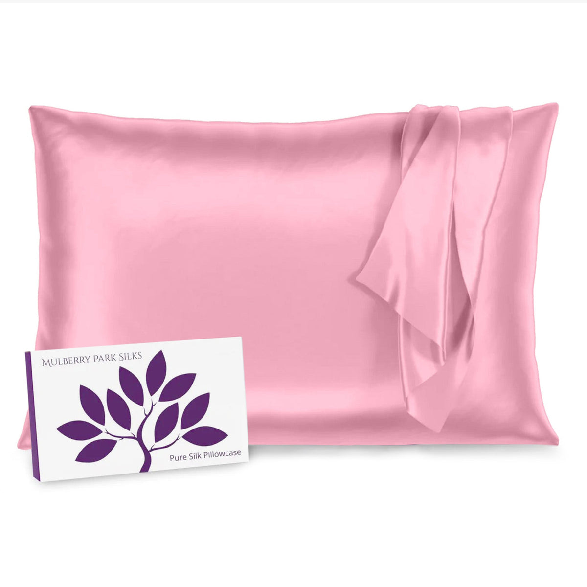 30 Momme Silk Pillowcase - Rosewood