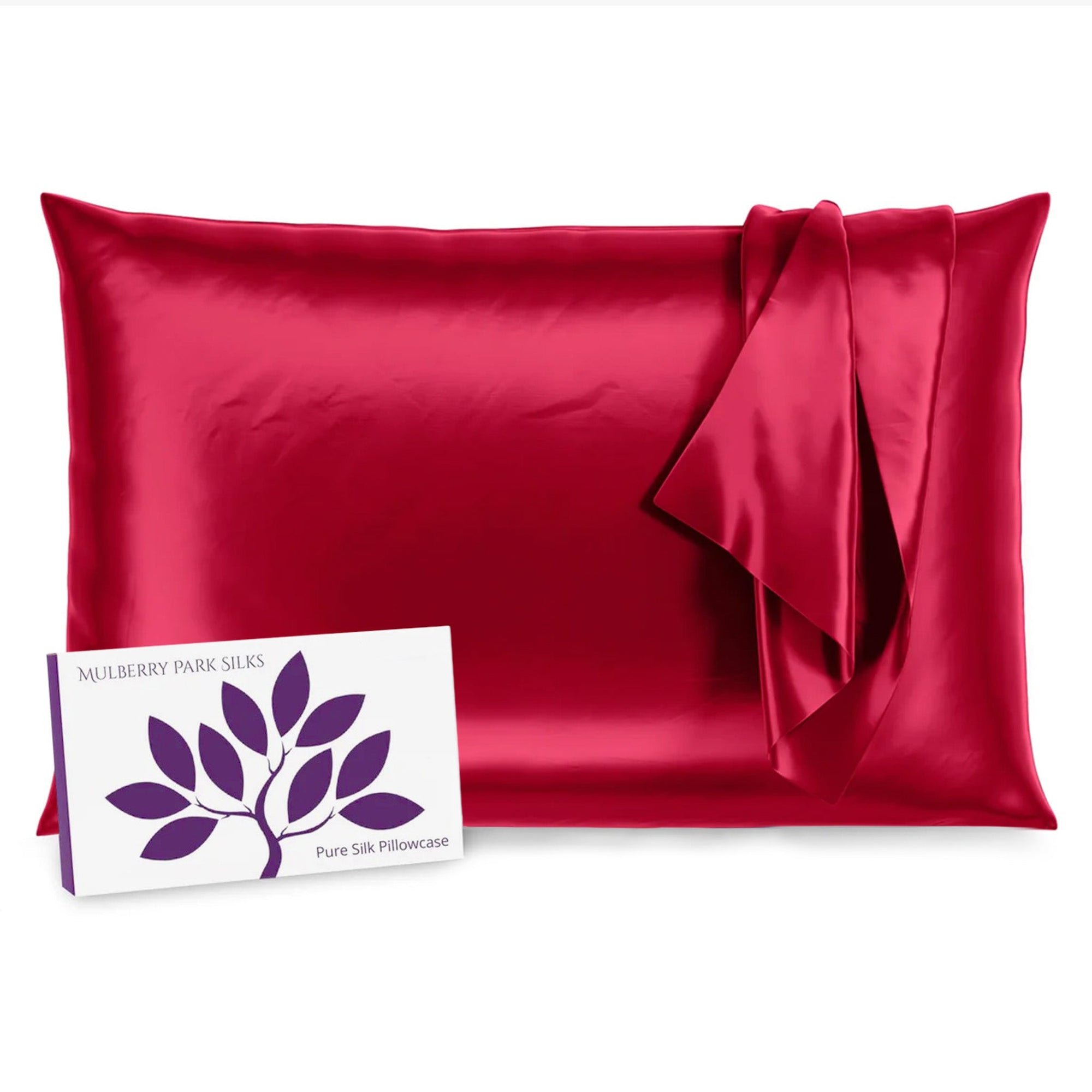 30 Momme Silk Pillowcase - Ruby