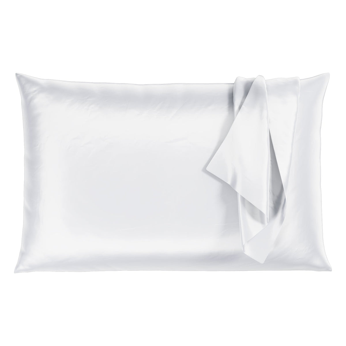 Mulberry Park Silks 30 Momme Silk Pillowcase White