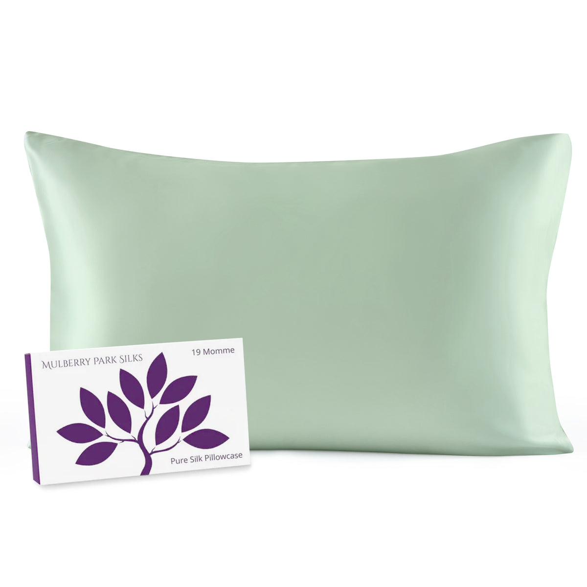 19 Momme Mulberry Silk Pillowcase Hypoallergenic Luxury