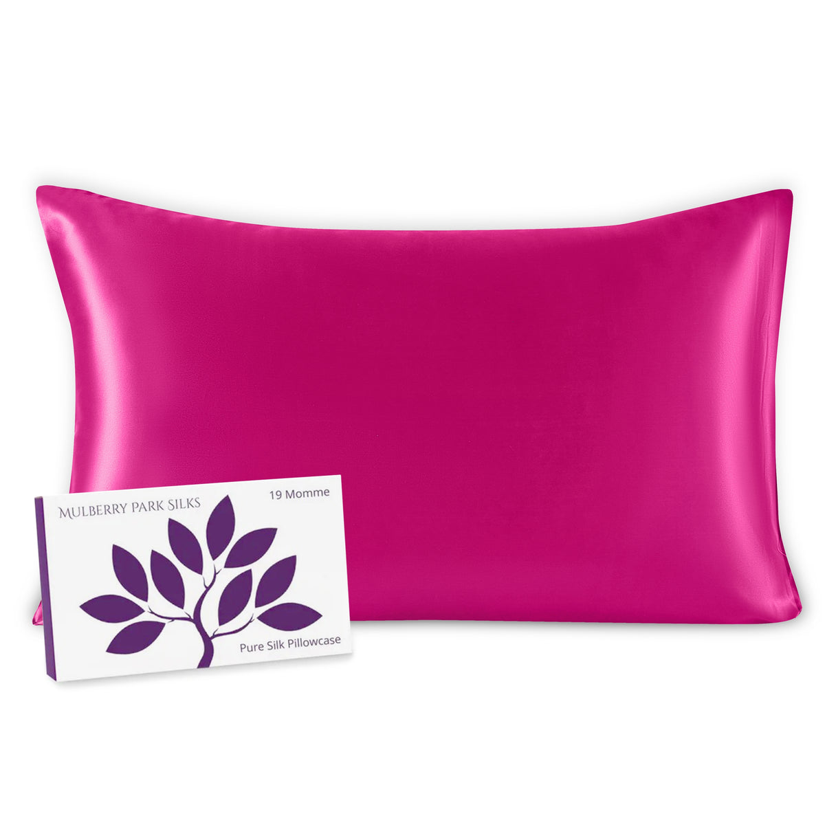 19 Momme Mulberry Silk Pillowcase Hypoallergenic Luxury