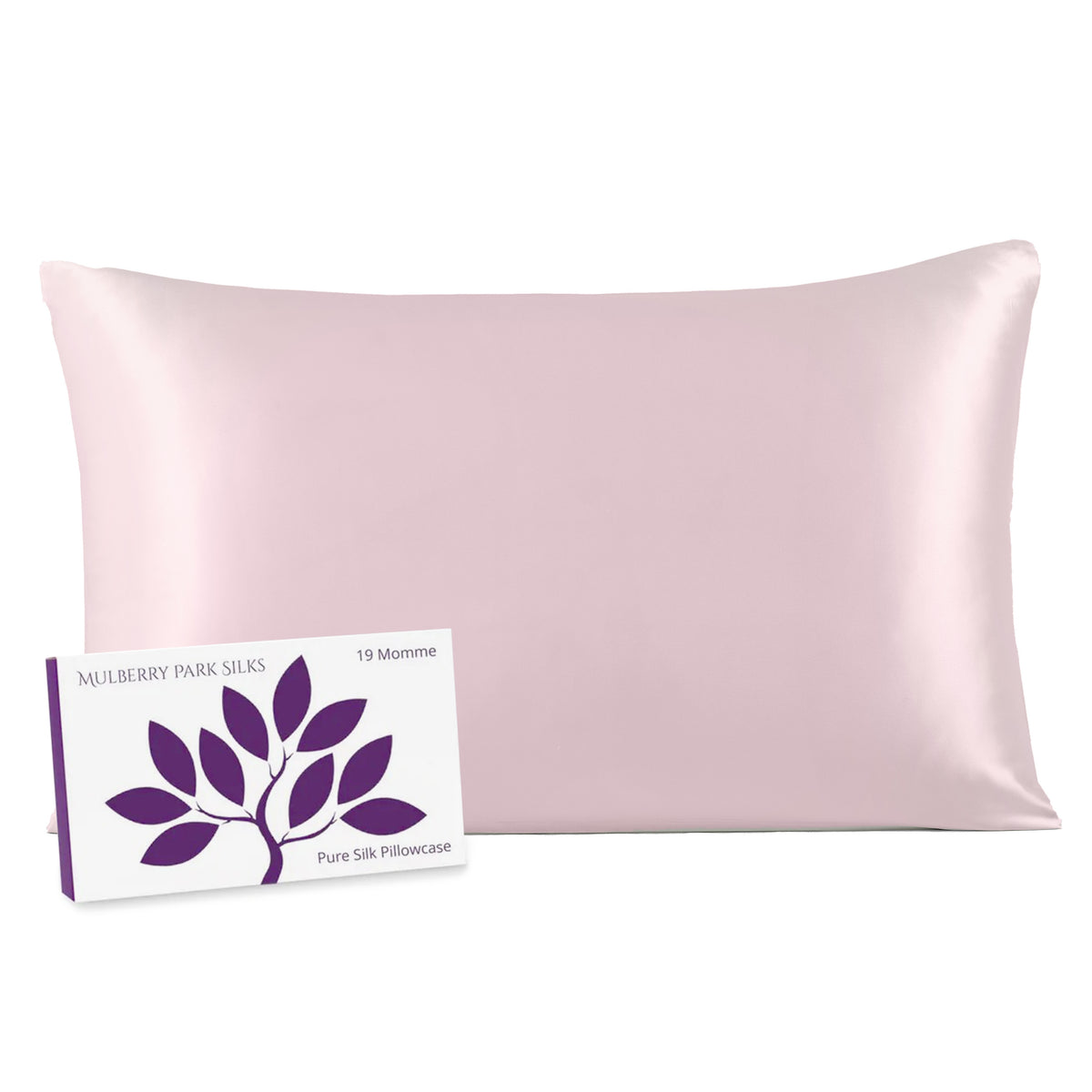 19 Momme Silk Pillowcase - Pink