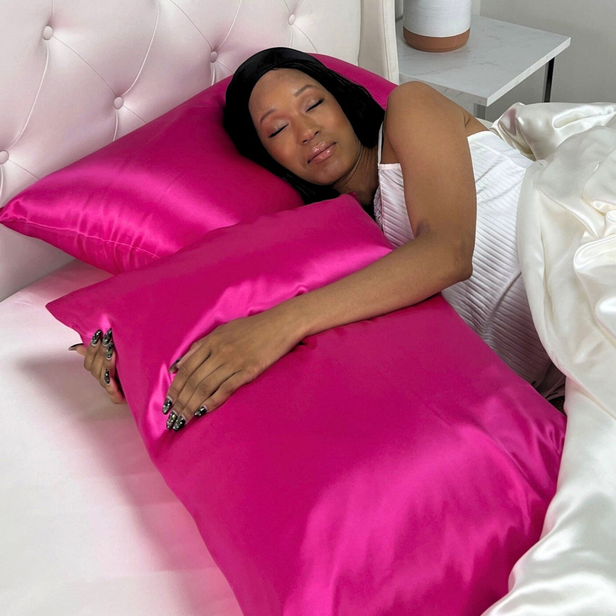 19 Momme Silk Pillowcase - Magenta