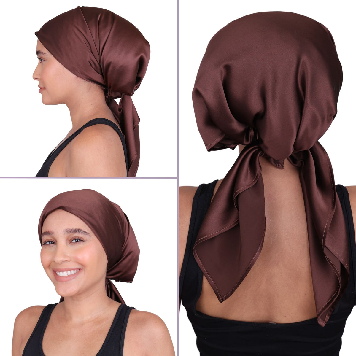 Silk Wrap Mulberry Silk Hair Scarf How To Wrap Short Hair At Night