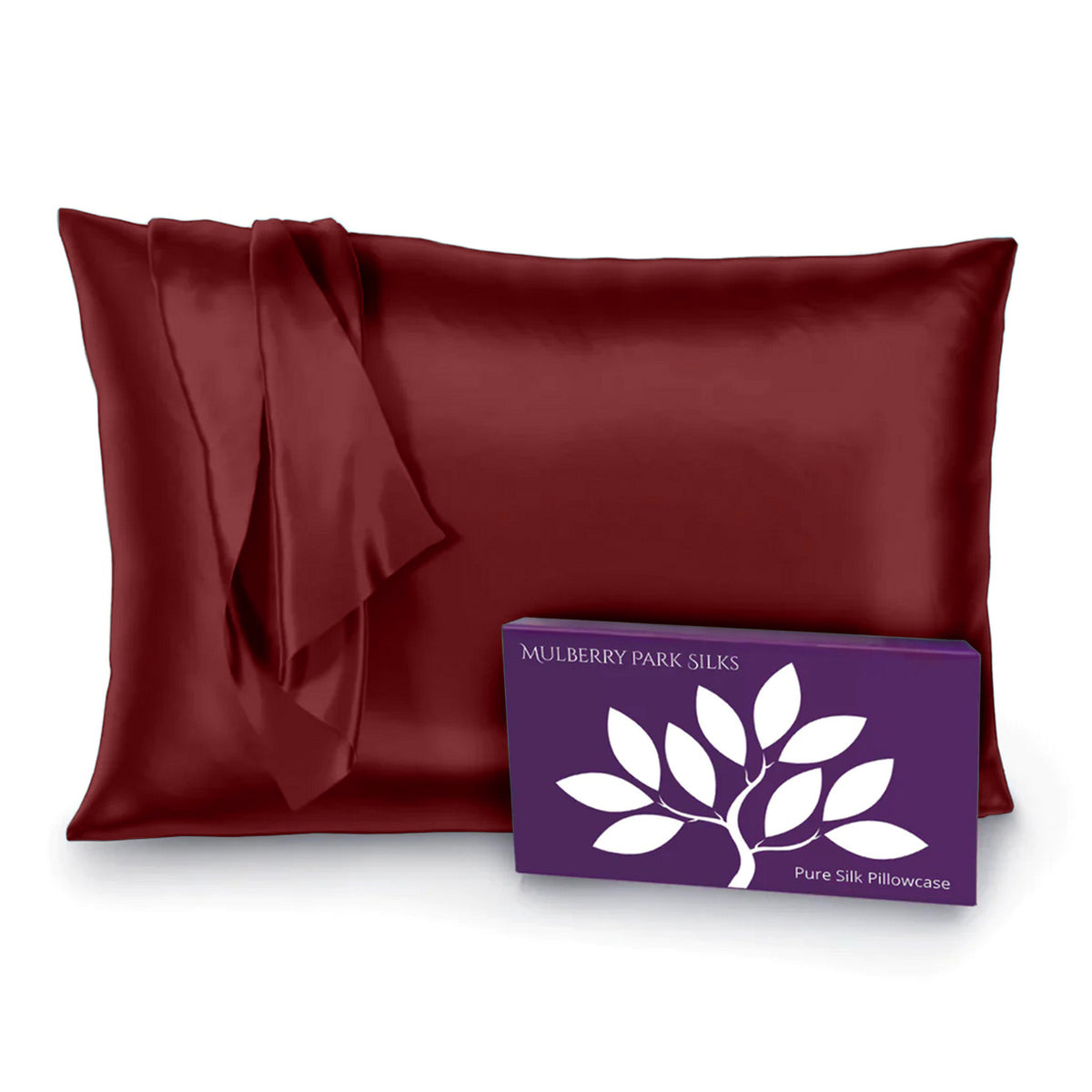 22 Momme Silk Pillowcase - Cabernet