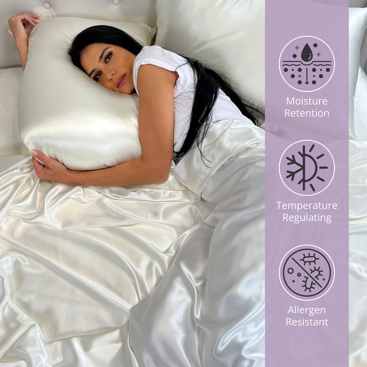 22 Momme Mulberry Silk Sheet Set | Temperature Regulating Bedding