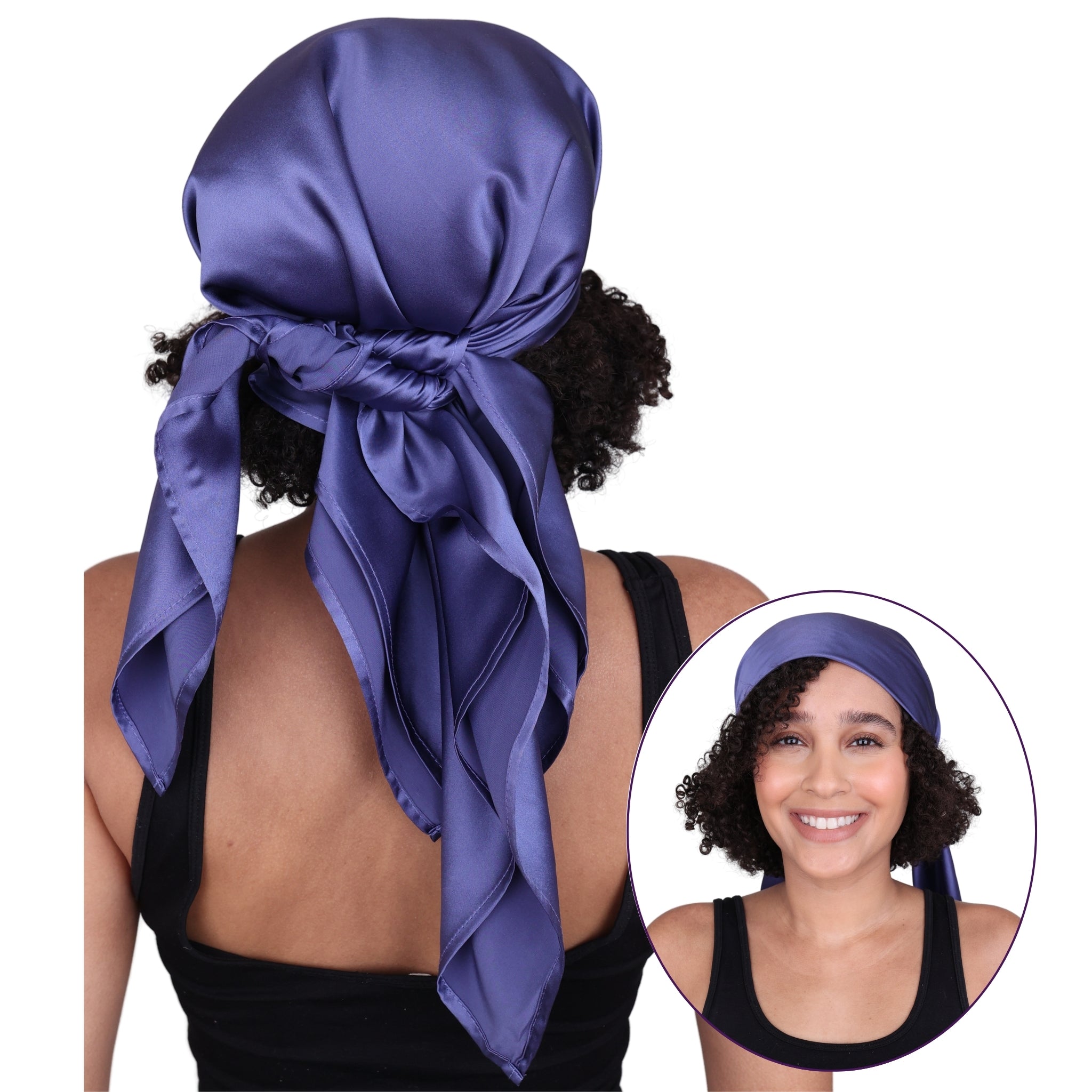 帽子 SILK SCARF CAP/ NAVY SILK SCARF CAP/ NAVY – SHISHIKUI