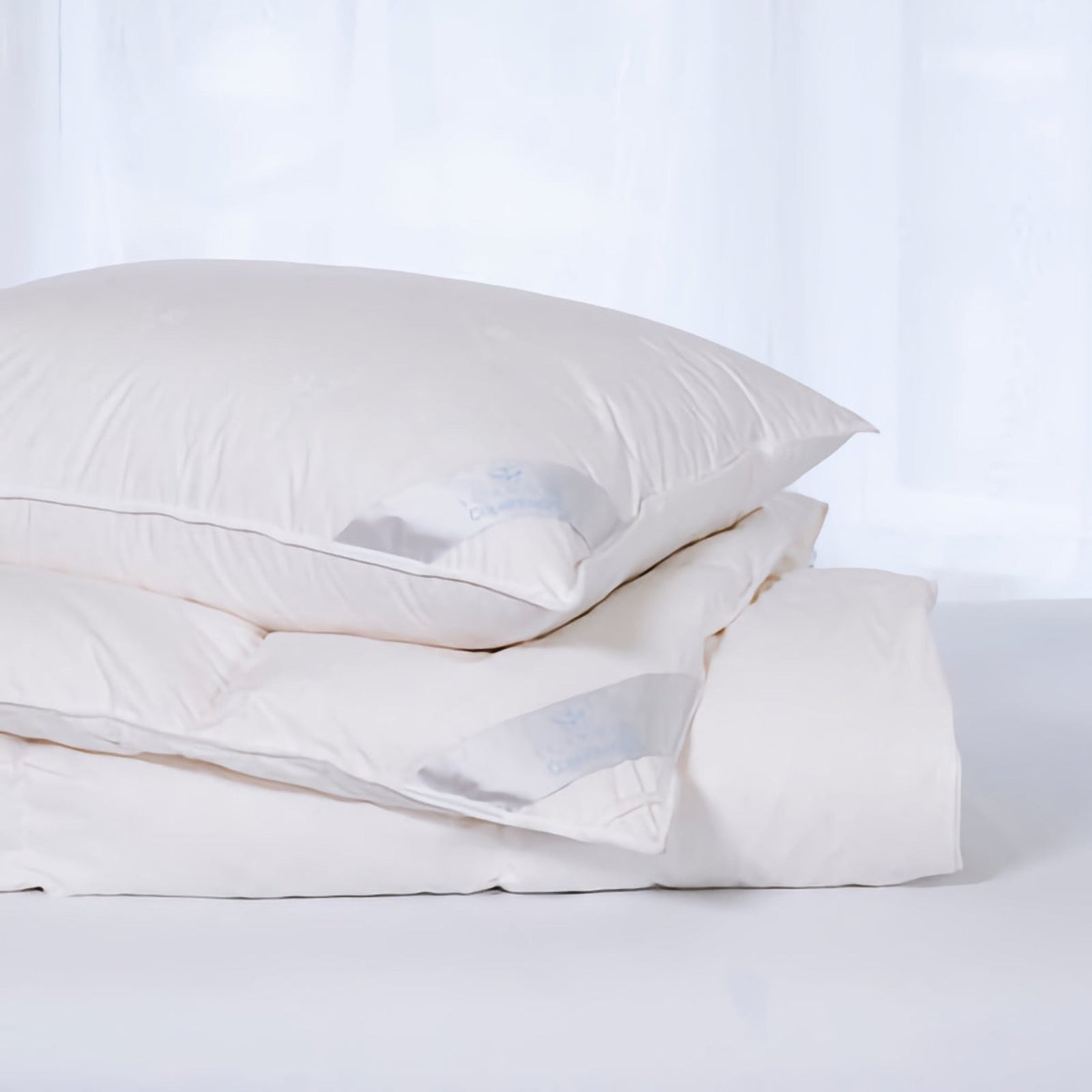 Scandia Home Copenhagen European White Down Pillow Fine Linens