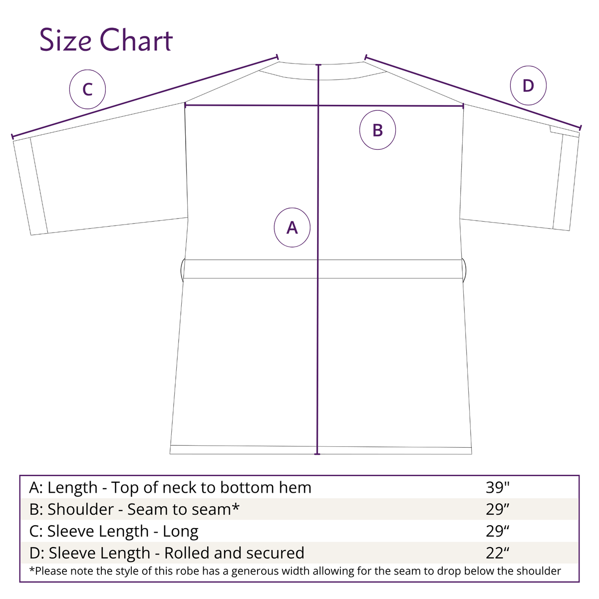 100% Pure Silk Robe - Cabernet