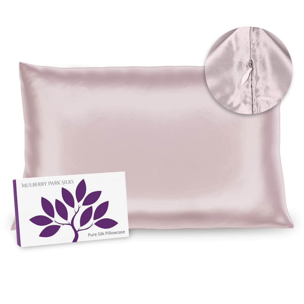 19 Momme Silk Pillowcase - Pink