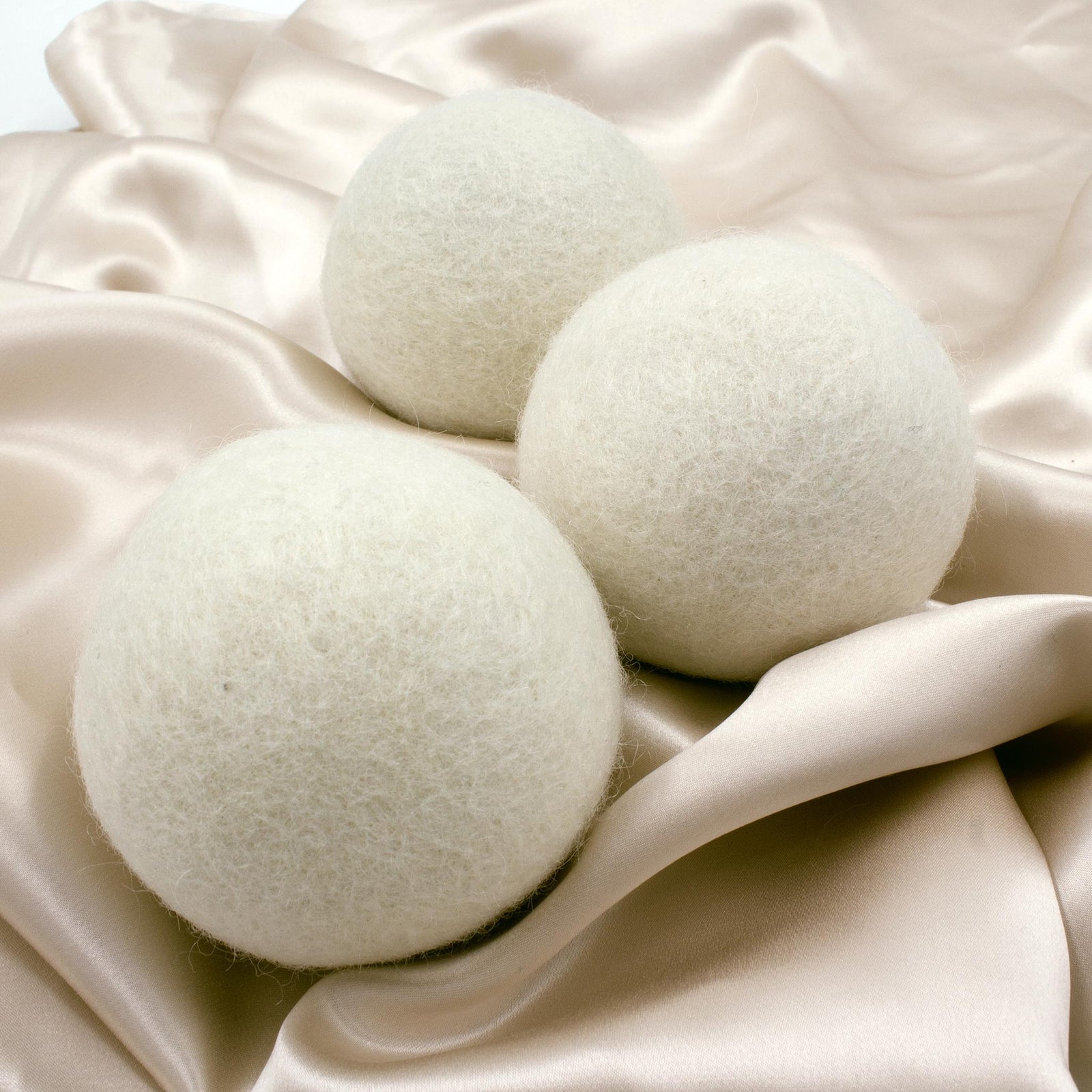  Mulberry Park Silks Heritage Park Wool Dryer Balls - White / 6-Pack
