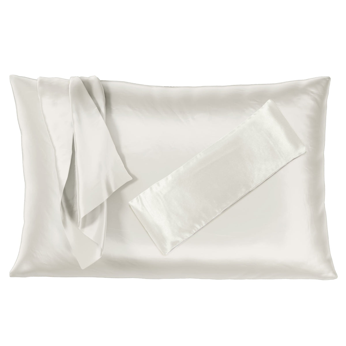 22 Momme Silk Pillowcase &amp; Silk Lavender Eye Pillow Gift Sets