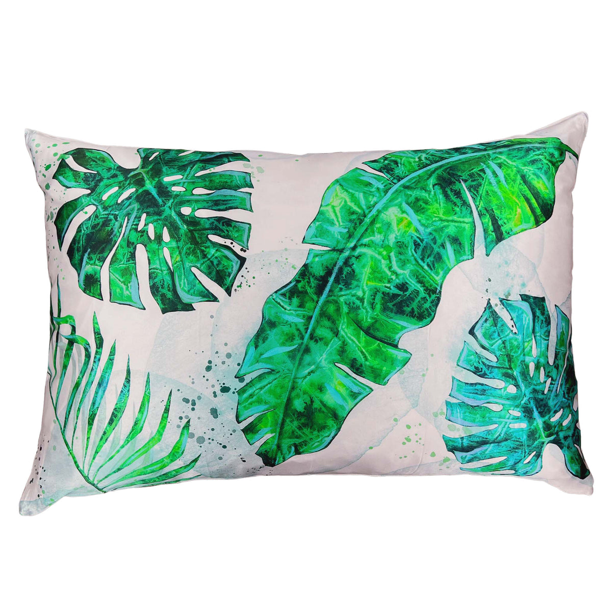 Gallery Collection Silk Pillowcases - Tropical Palms
