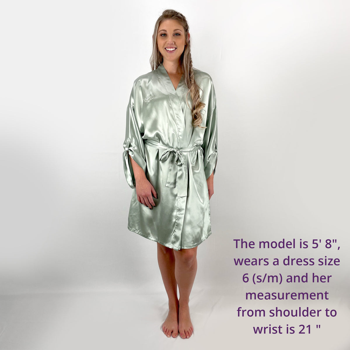 100% Pure Silk Robes