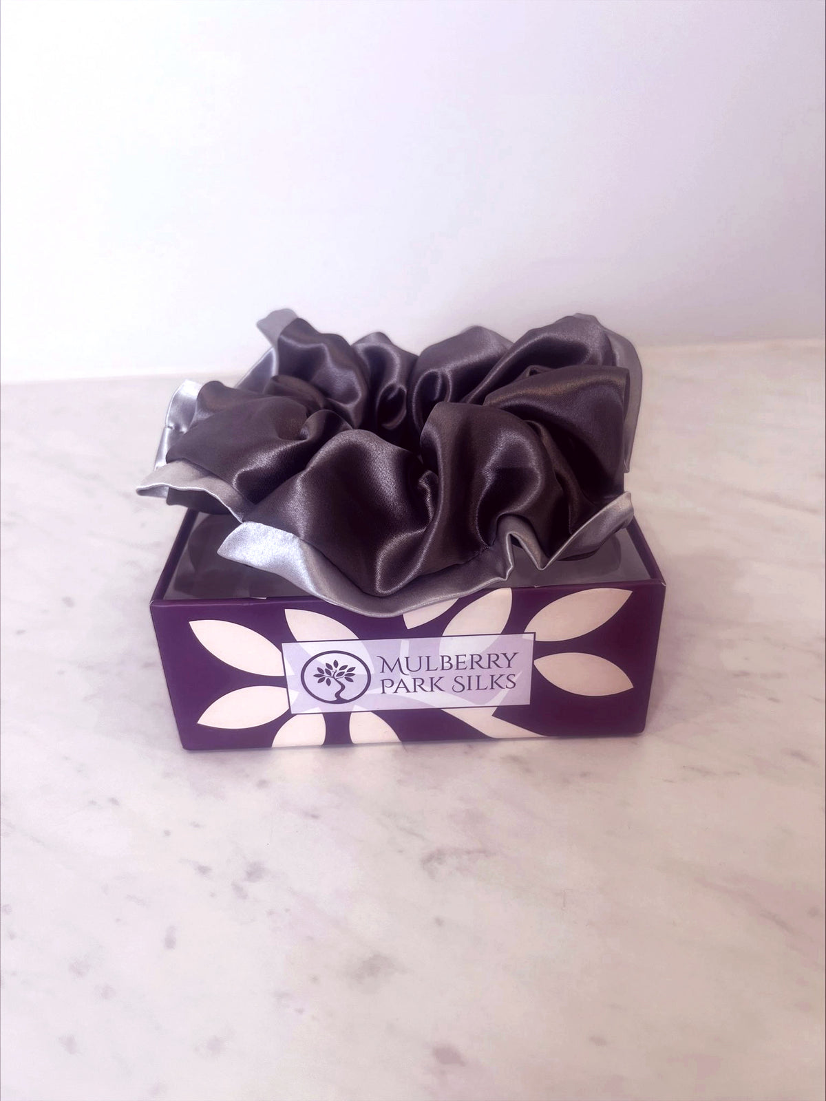 Oversized Two Toned Silk Scrunchies